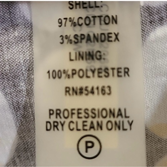 Calvin Klein Halter Dress w/Pleated Flare, Brown/Cream Polka-dots/Lines, Size 12 - Picture 9 of 9